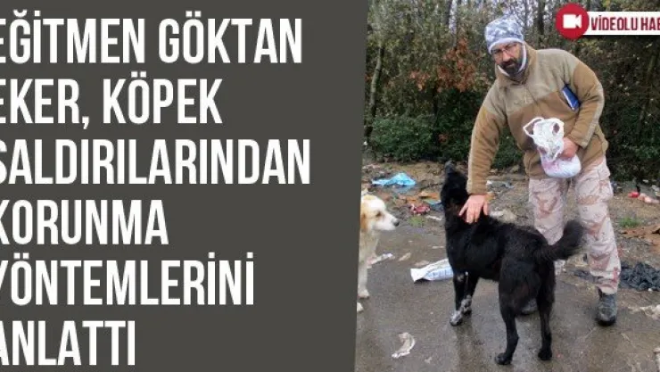 Eğitmen Göktan Eker, Köpek Saldırılarından Korunma Yöntemlerini Anlattı