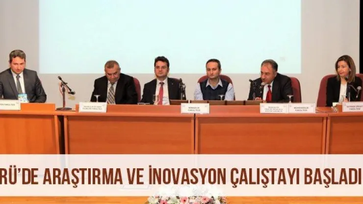 ERÜ'de Araştırma ve İnovasyon Çalıştayı Başladı