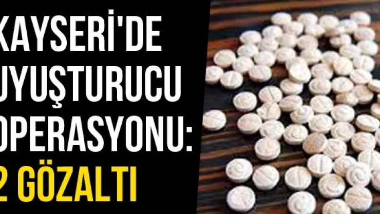 Kayseri'de Uyuşturucu Operasyonu: 2 Gözaltı