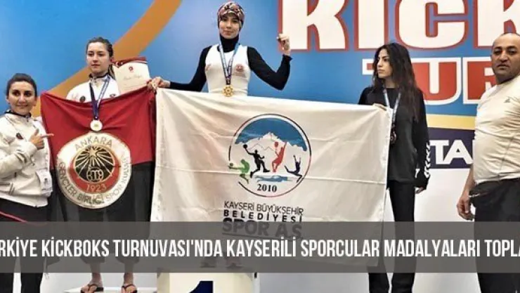 Türkiye Kickboks Turnuvası'nda Kayserili Sporcular Madalyaları Topladı