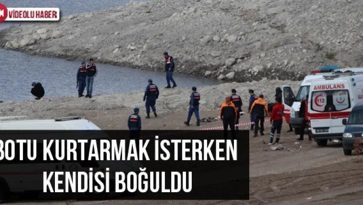 Botu Kurtarmak İsterken Kendisi Boğuldu