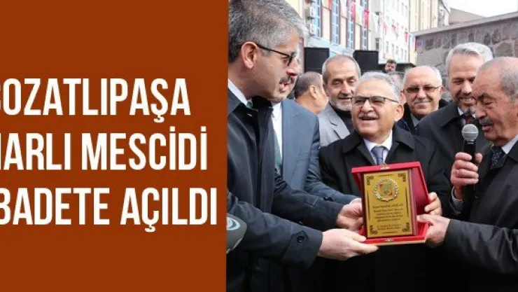 Bozatlıpaşa Narlı Mescidi ibadete açıldı