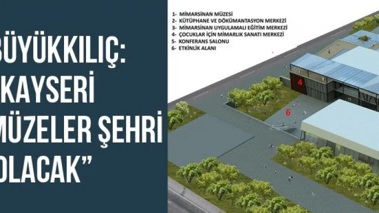 Büyükkılıç: 'Kayseri müzeler şehri olacak'