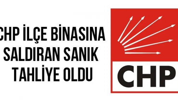 CHP İlçe Binasına Saldıran Sanık Tahliye Oldu