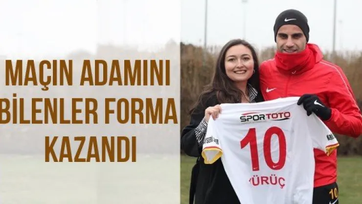 Maçın Adamını Bilenler Forma Kazandı