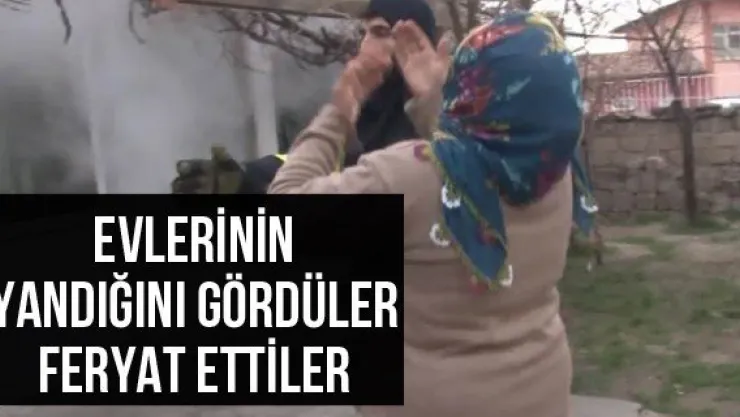 Evlerinin Yandığını Gördüler Feryat Ettiler
