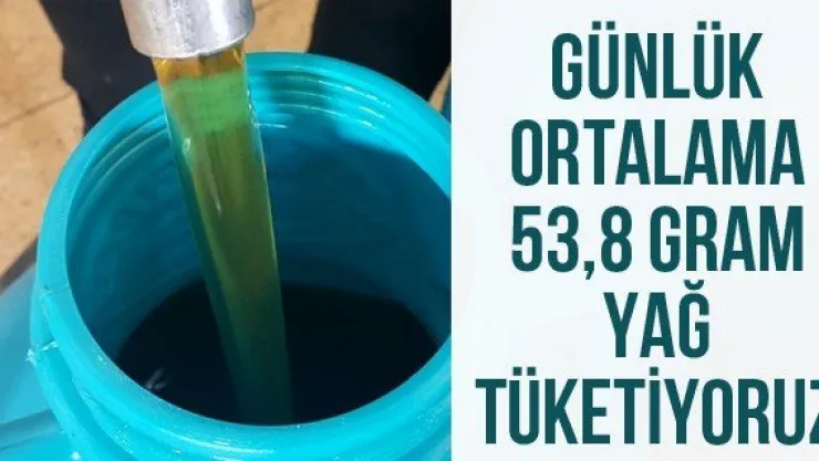 Günlük Ortalama 53,8 Gram Yağ Tüketiyoruz