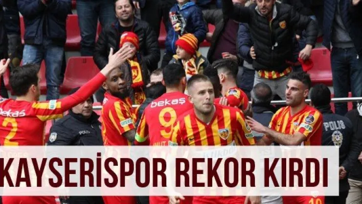 Kayserispor Rekor Kırdı