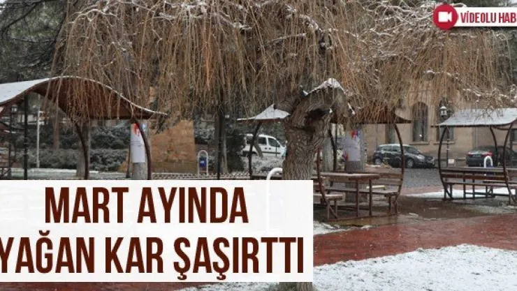 Mart Ayında Yağan Kar Şaşırttı