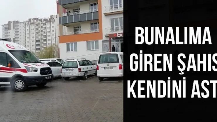 Bunalıma giren şahıs kendini astı