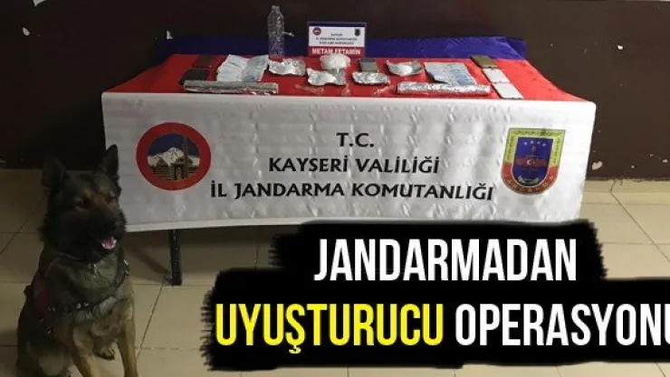 Jandarmadan uyuşturucu operasyonu