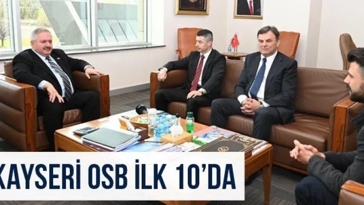 Kayseri OSB ilk 10'da