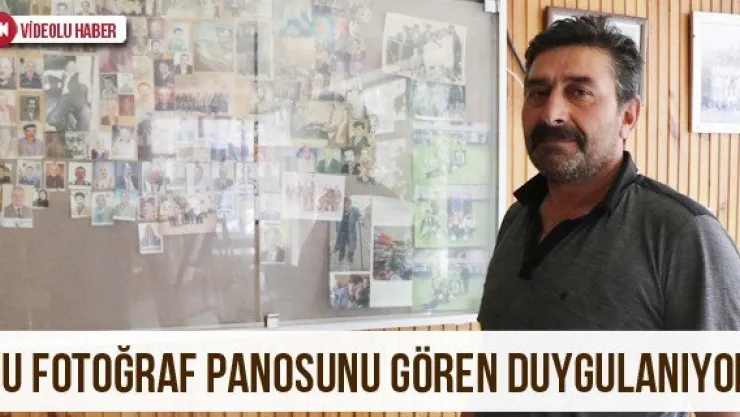 Bu fotoğraf panosunu gören duygulanıyor