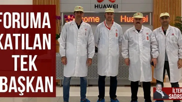 FORUMA KATILAN TEK BAŞKAN