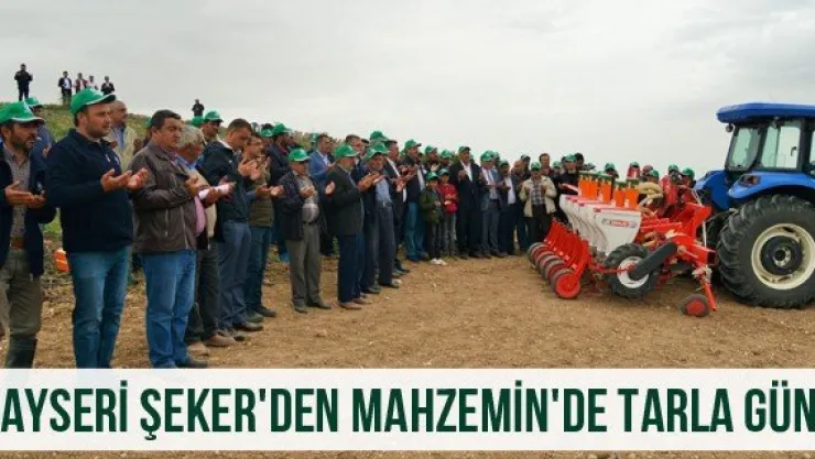 Kayseri Şeker'den Mahzemin'de tarla günü