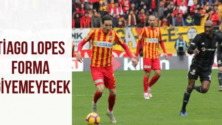 Tiago Lopes forma giyemeyecek