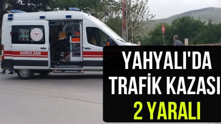 Yahyalı'da trafik kazası: 2 yaralı