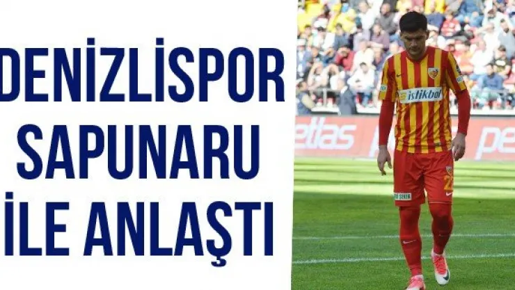 Denizlispor Sapunaru ile anlaştı
