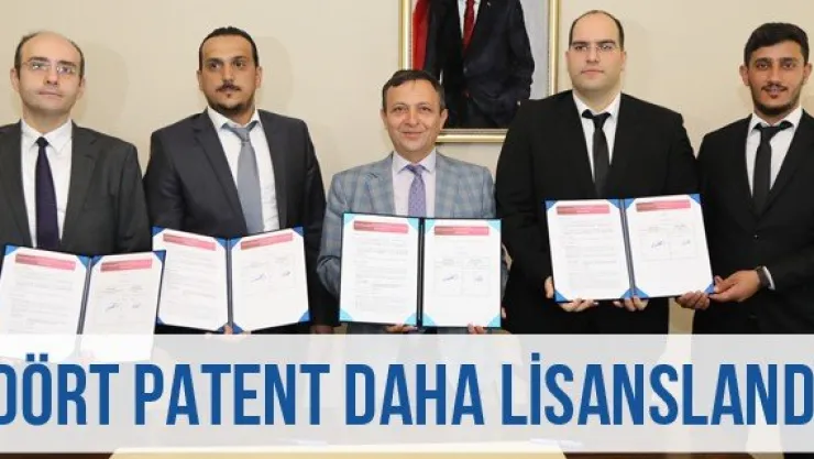 Dört patent daha lisanslandı