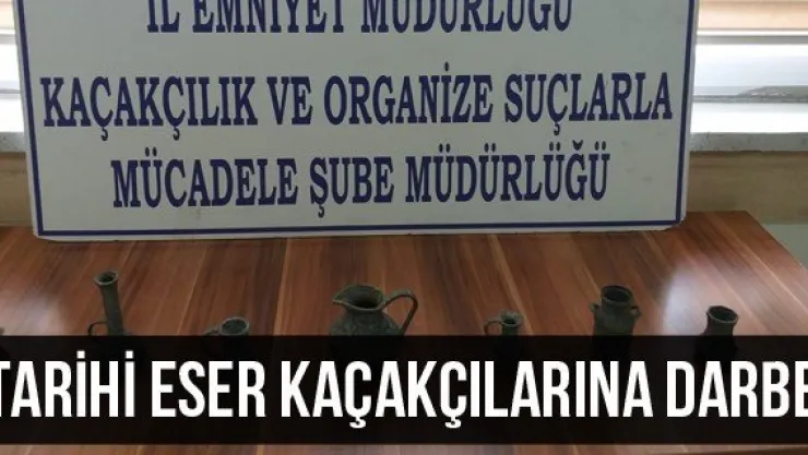  Tarihi Eser Kaçakçılarına Darbe