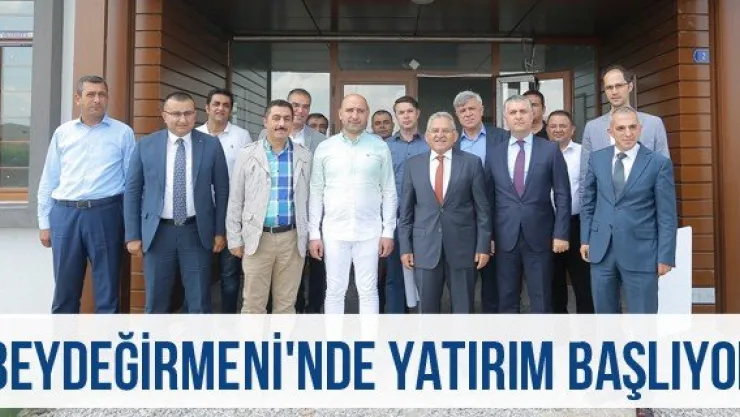 Beydeğirmeni'nde yatırım başlıyor