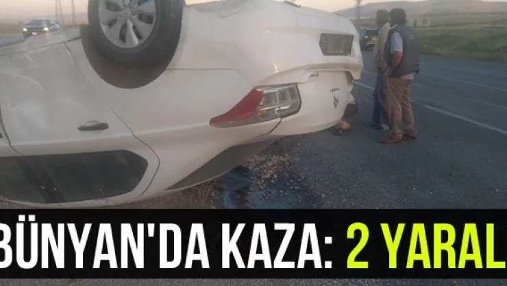 Bünyan'da kaza: 2 yaralı