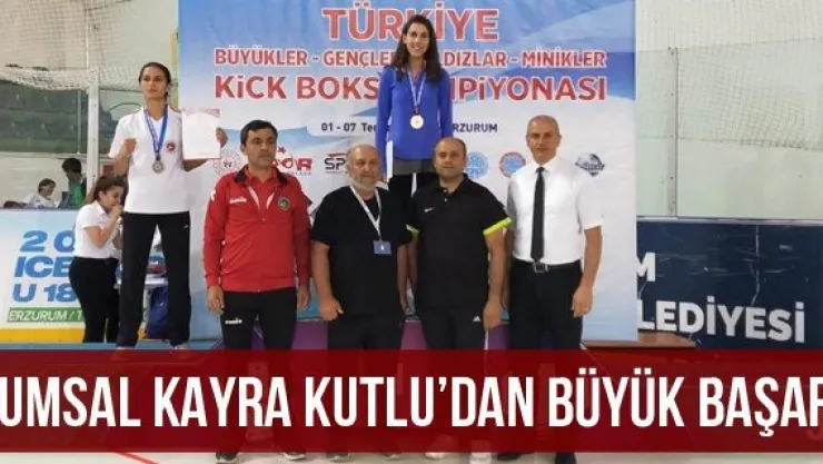 Kumsal Kayra Kutlu'dan büyük başarı