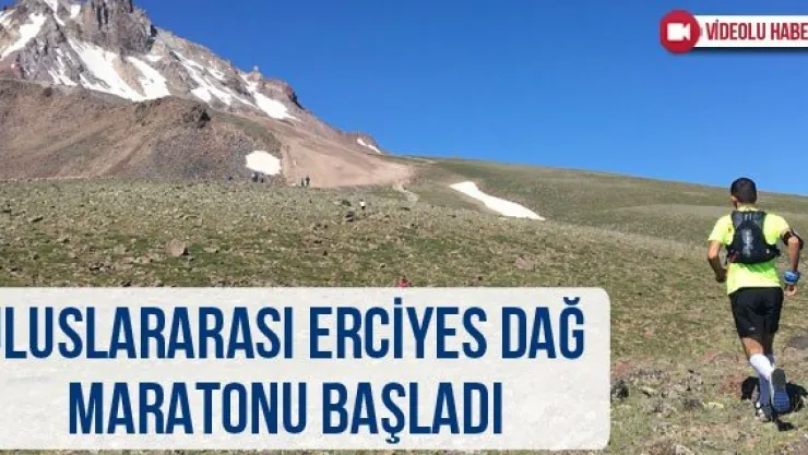 Uluslararası Erciyes Dağ Maratonu başladı