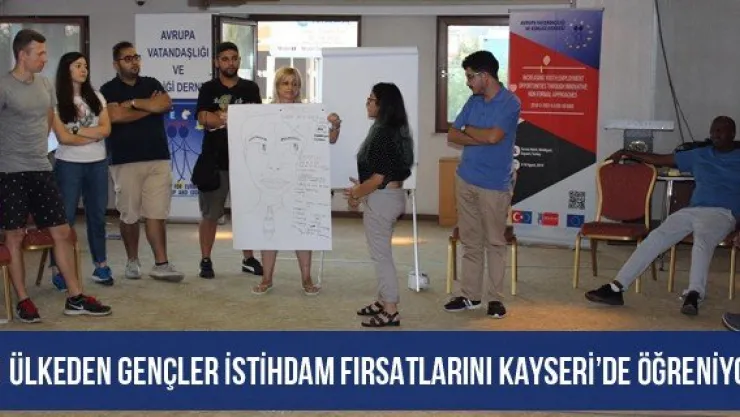 11 Ülkeden Gençler İstihdam Fırsatlarını Kayseri'de Öğreniyor