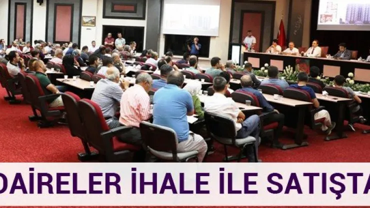 Daireler ihale ile satışta