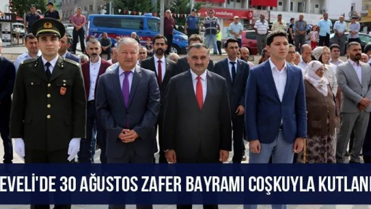 Develi'de 30 Ağustos Zafer Bayramı coşkuyla kutlandı