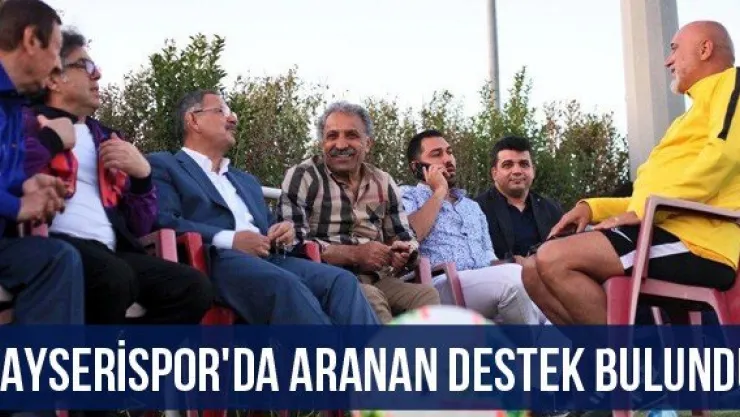 Kayserispor'da aranan destek bulundu