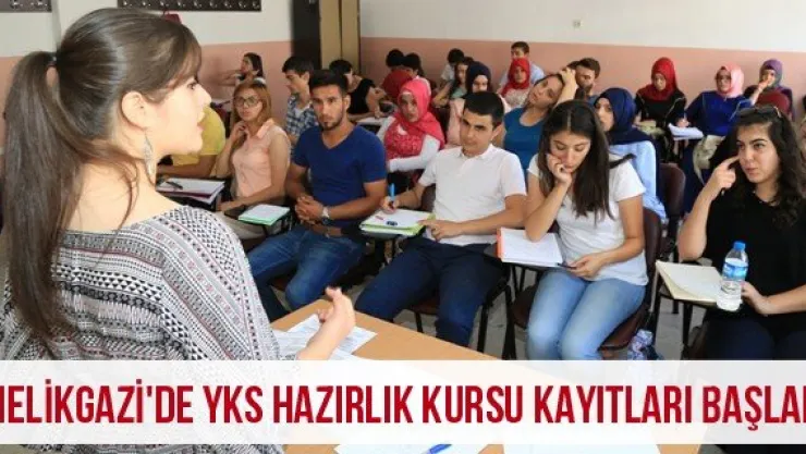Melikgazi'de YKS hazırlık kursu kayıtları başladı