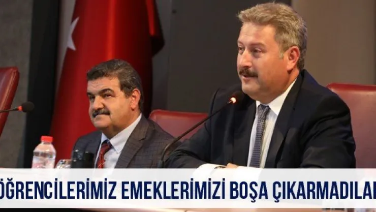 'Öğrencilerimiz emeklerimizi boşa çıkarmadılar'