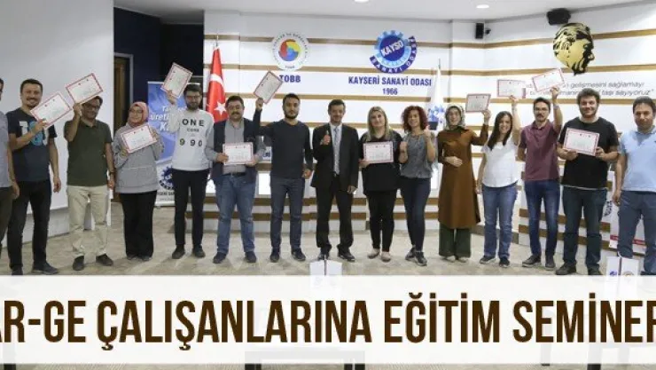 AR-GE çalışanlarına eğitim semineri