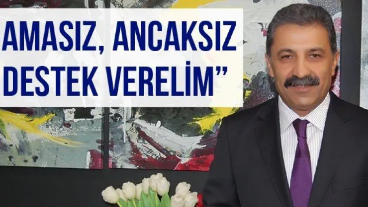Bedir: 'Amasız, ancaksız destek verelim'