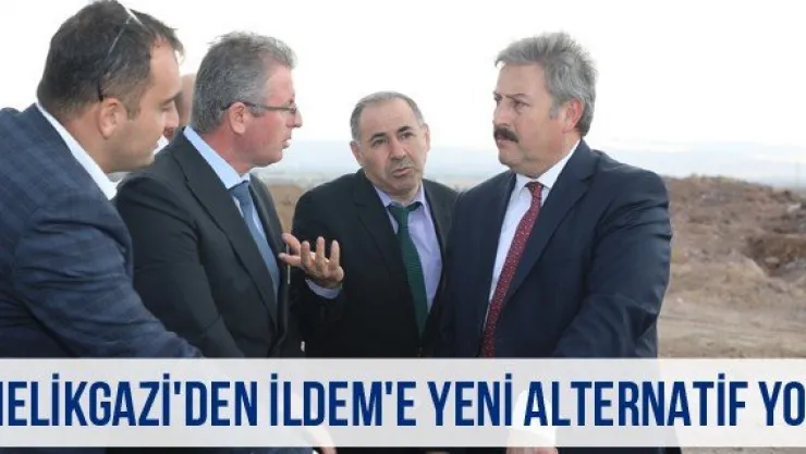 Melikgazi'den İldem'e yeni alternatif yol