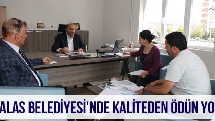Talas Belediyesi'nde kaliteden ödün yok