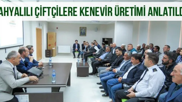 Yahyalılı çiftçilere kenevir üretimi anlatıldı