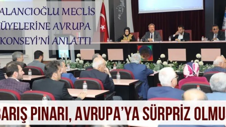 Barış Pınarı, Avrupa'ya sürpriz olmuş