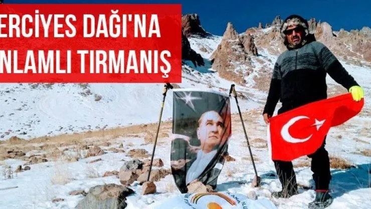 Erciyes Dağı'na Anlamlı Tırmanış