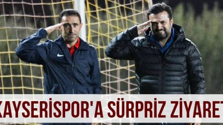 Kayserispor'a sürpriz ziyaret