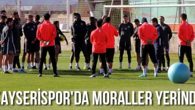 Kayserispor'da moraller yerinde