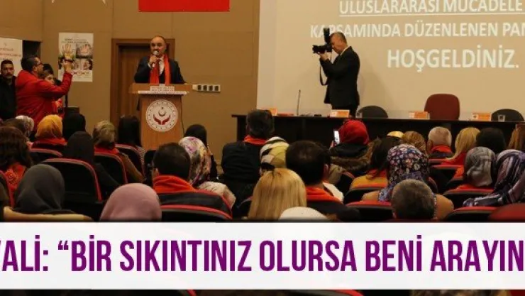 Vali: 'Bir sıkıntınız olursa beni arayın'