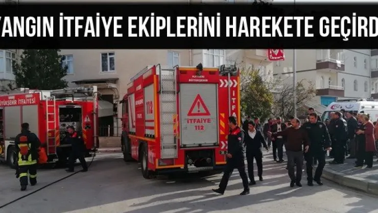 Yangın İtfaiye Ekiplerini Harekete Geçirdi