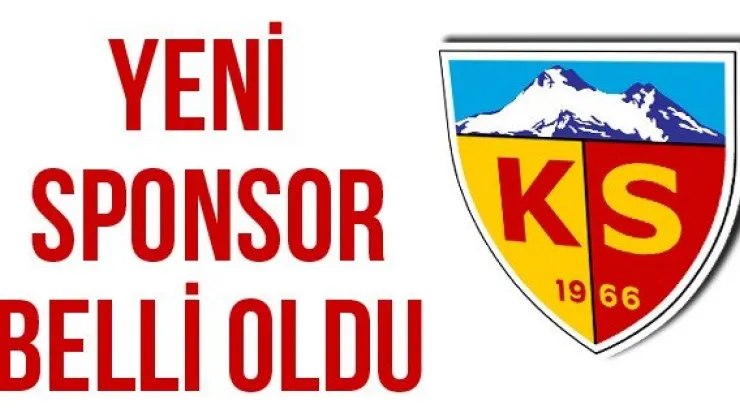 Yeni Sponsor Belli Oldu