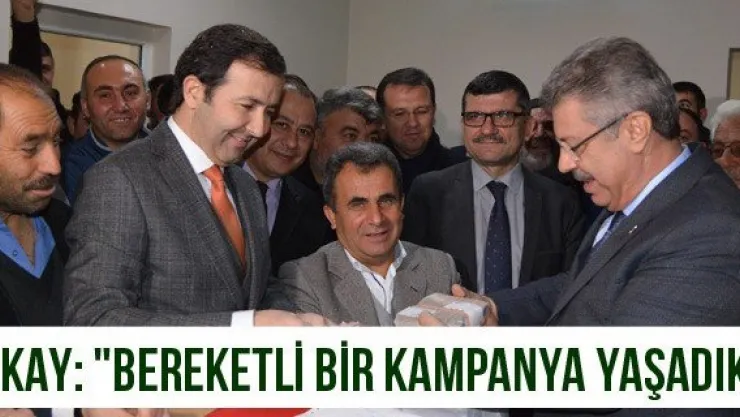 Akay: &quotBereketli bir kampanya yaşadık"