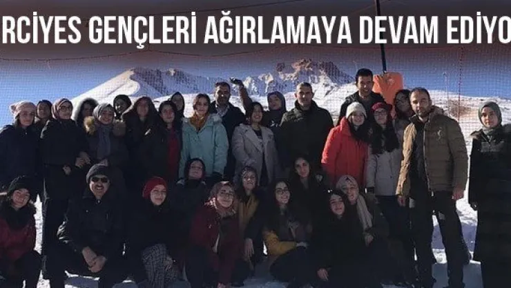 Erciyes Gençleri Ağırlamaya Devam Ediyor