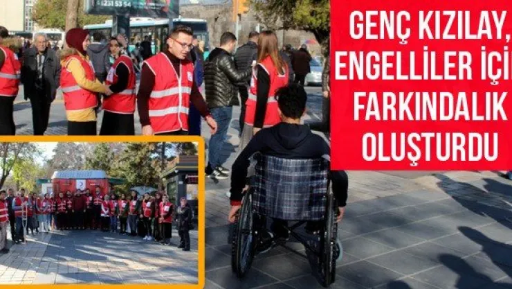 Genç Kızılay, Engelliler İçin Farkındalık Oluşturdu