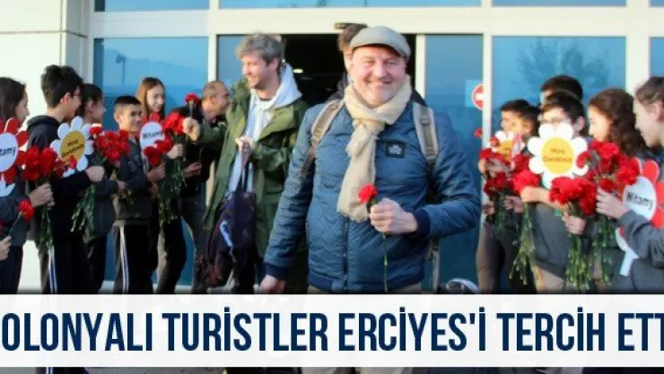 Polonyalı turistler Erciyes'i tercih etti
